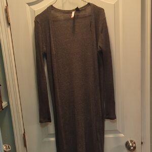 Love By Design Charcoal Open-Front Cardigan